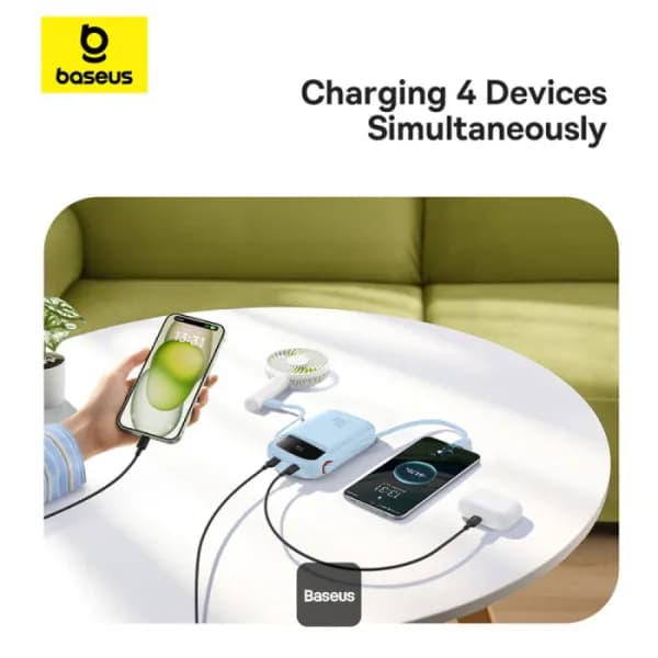 پاور بانک باسئوس 20000mAh فست شارژ 30 وات Baseus QPow2 — تصویر ۸
