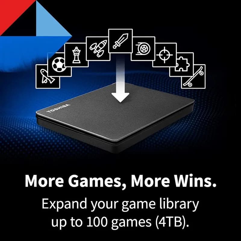 هارد اکسترنال توشیبا 4 ترابایت Toshiba Canvio Gaming — تصویر ۵
