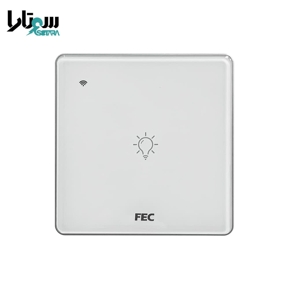 کلید لمسی تک پل سفید FEC-SW-01