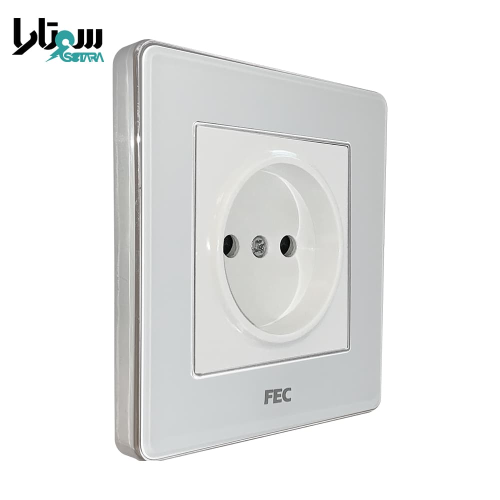 پریز برق سفید FEC-PS-01 — تصویر ۲