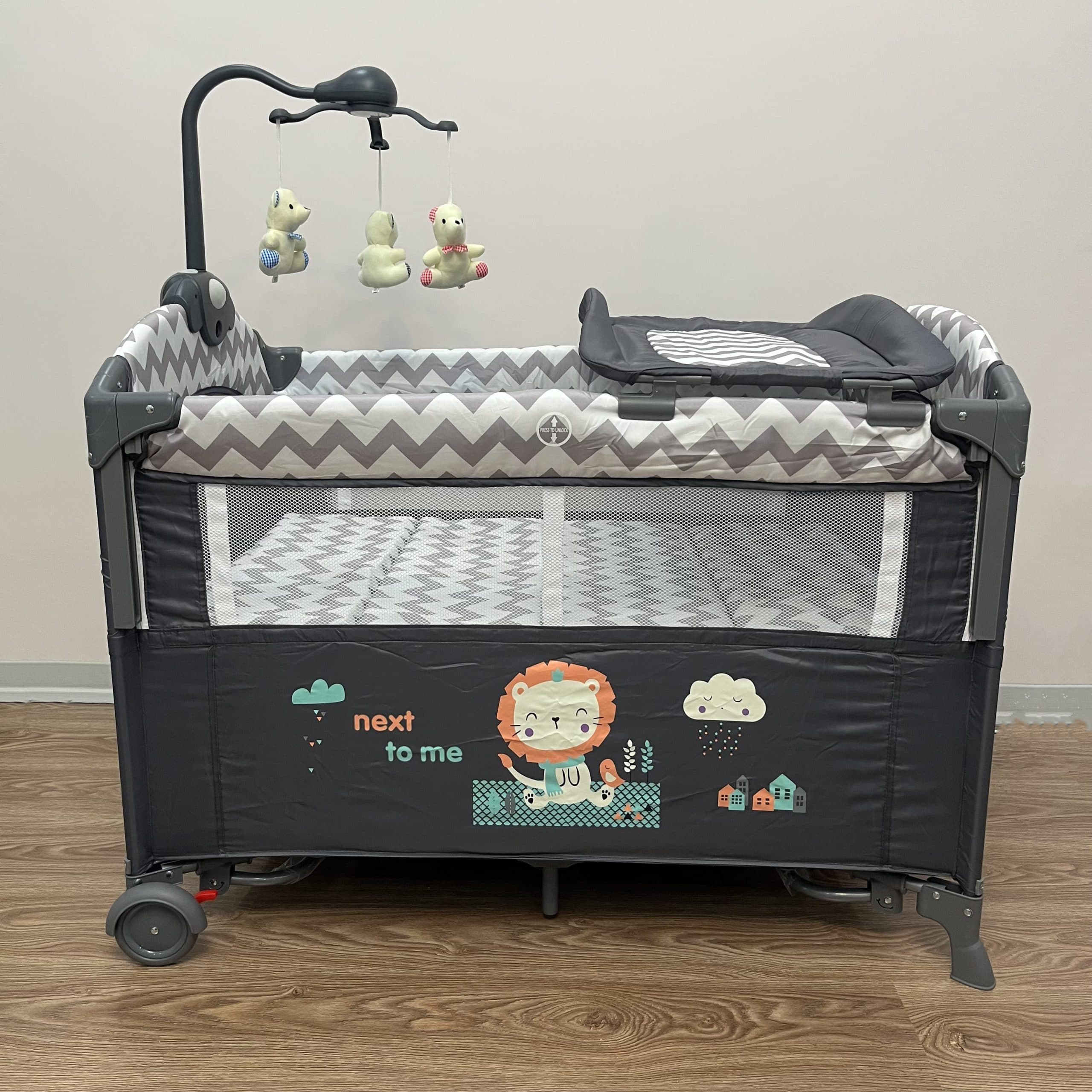 تخت و پارک کول بیبی Coolbaby مدل لیون lion 3909 — تصویر ۲