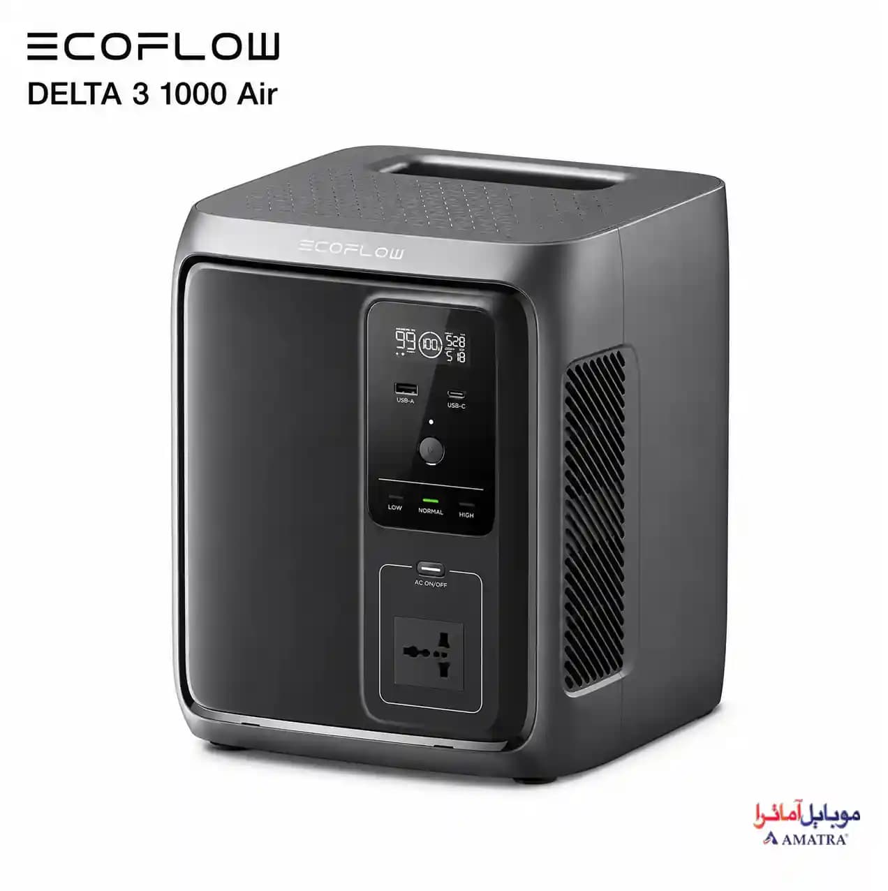 پاور استیشن 500 وات اکوفلو EcoFlow DELTA 3 1000 Air | برق اضطراری بیصدا، UPS هوشمند و ژنراتور خورشیدی قابل حمل