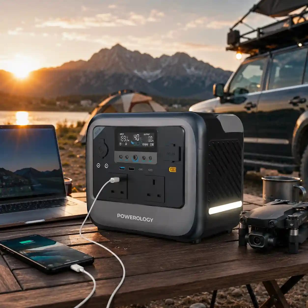 پاوراستیشن 700 وات پاورولوژی Pater II مدل PWGC700GY — تصویر ۲