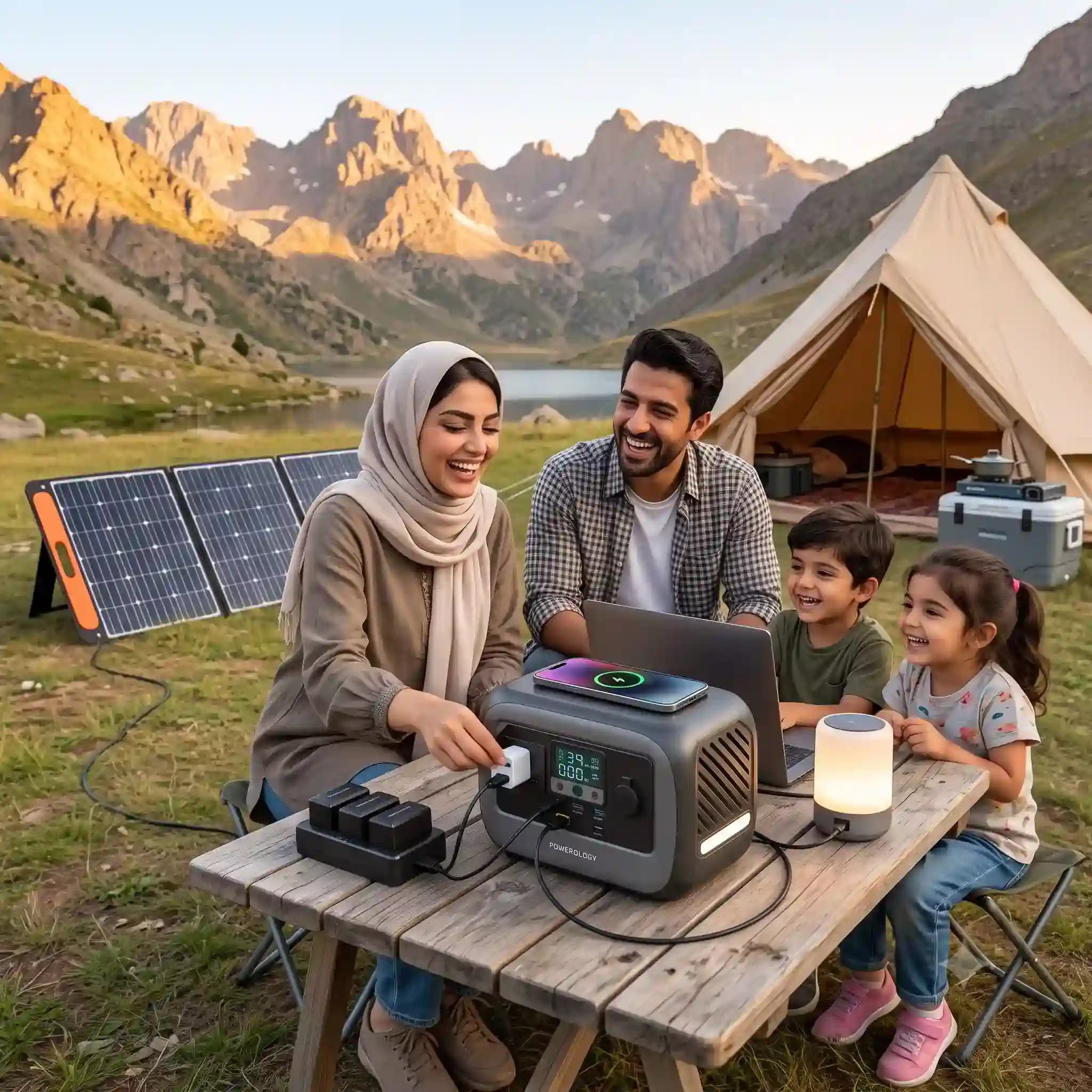 پاوراستیشن پرتابل ۳۰۰ وات پاورولوژی مدل Pater I — تصویر ۲
