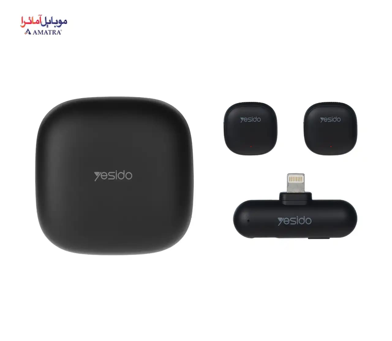 میکروفون یقهای بیسیم یسیدو Yesido KR20 — تصویر ۴