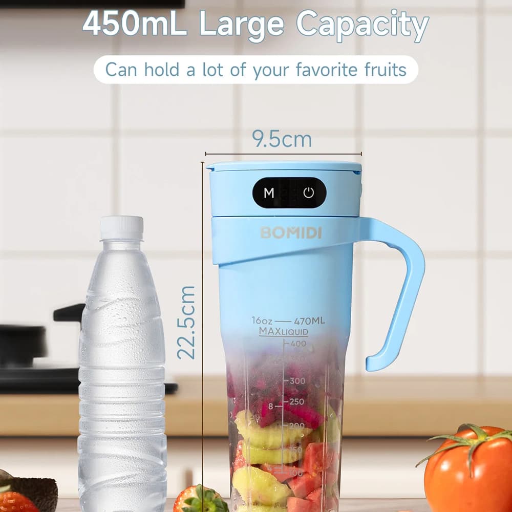 مخلوط کن قابل حمل شارژی شیائومی مدل Bomidi Protable Juice Blender JB01 — تصویر ۶