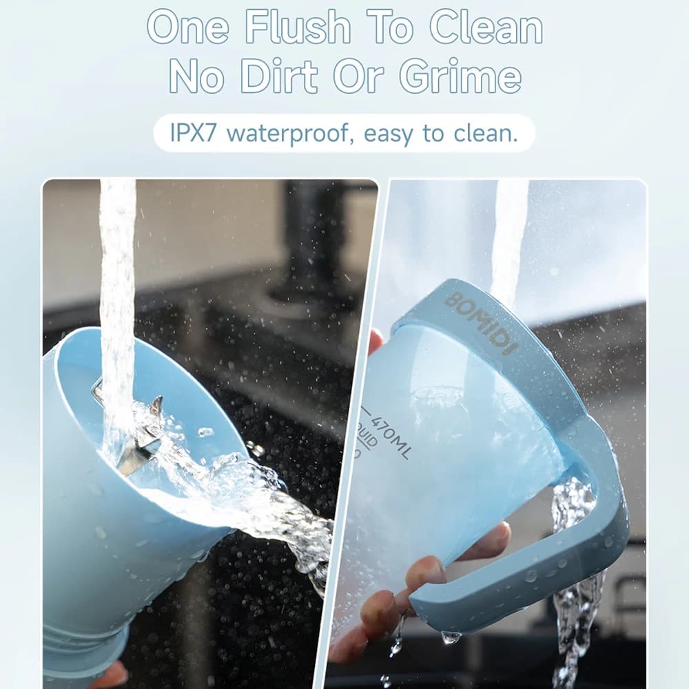 مخلوط کن قابل حمل شارژی شیائومی مدل Bomidi Protable Juice Blender JB01 — تصویر ۴