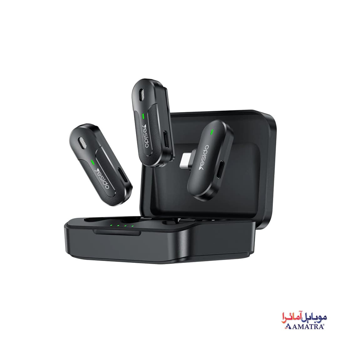 میکروفن یقه ای بیسیم یسیدو مدل YESIDO KR17