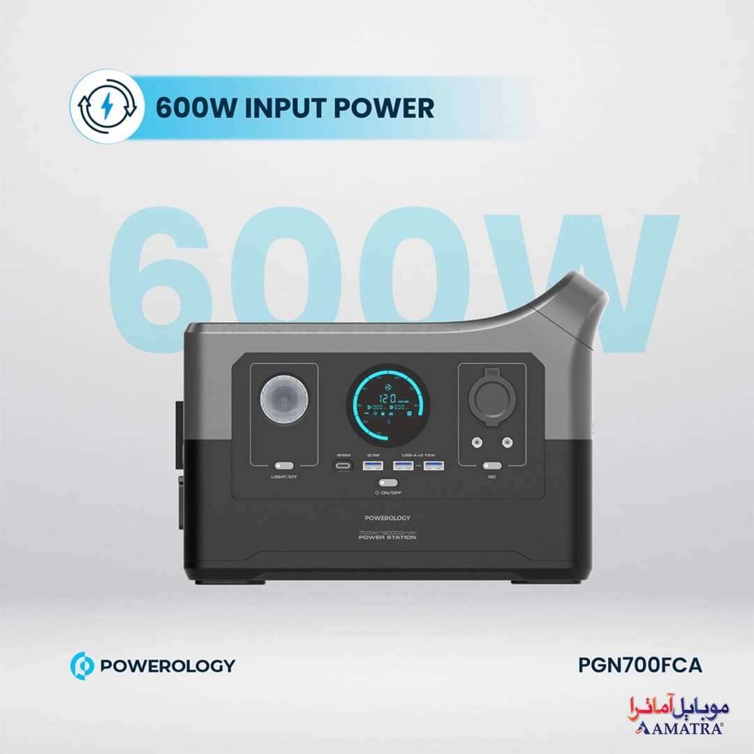 پاور ژنراتور 120000 میلی آمپر 7۰۰ وات وایرلس شارژ پاورولوژی مدل Powerology PGN700FCA — تصویر ۸