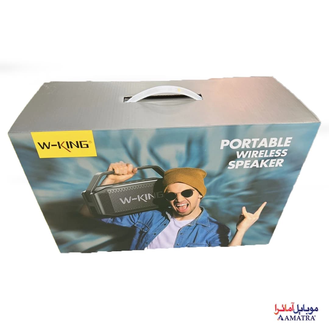 اسپیکر بلوتوثی قابل حمل دبلیو کینگ مدل W-KING D9 — تصویر ۵