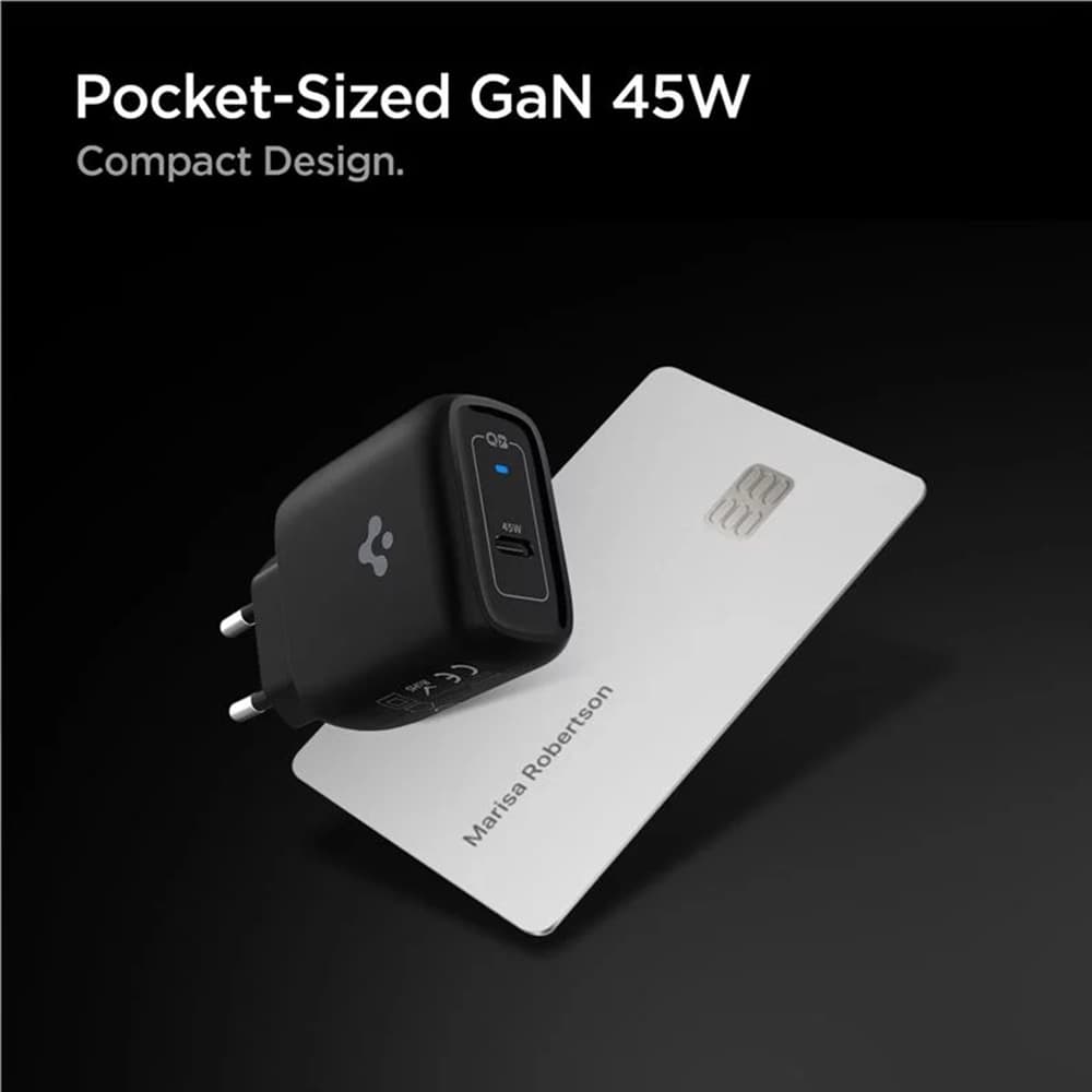 شارژر دیواری 45 وات اسپیگن مدل PowerArc ArcStation™ Pro به همراه کابل USB‑C — تصویر ۶
