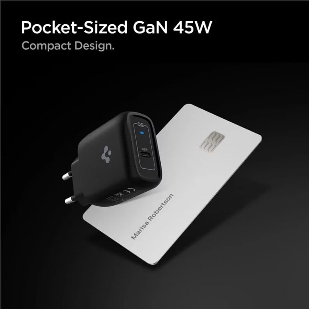 شارژر دیواری 45 وات اسپیگن مدل PowerArc ArcStation™ Pro به همراه کابل USB‑C — تصویر ۱۲