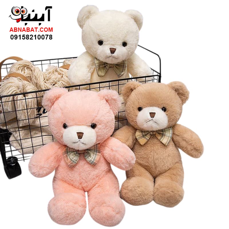 عروسک خرس فرانسوی 30 سانت کد 1301 – French bear doll — تصویر ۲