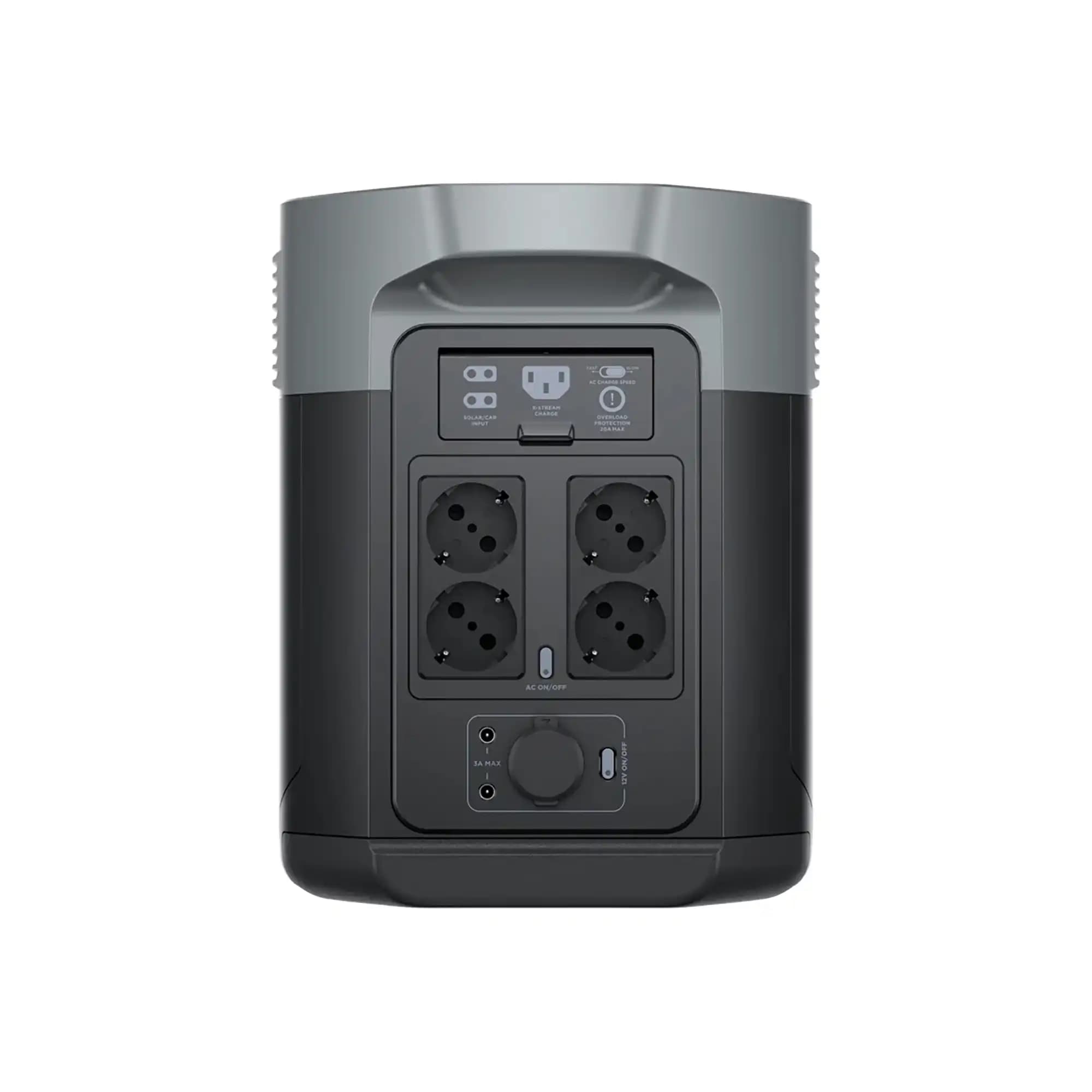 پاور استیشن اکوفلو 2400 وات ظرفیت 2048 وات ساعت مدل E2000 (DELTA 2 MAX) — تصویر ۳
