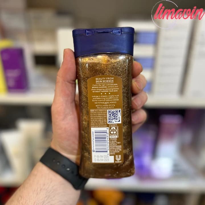 روغن بدن شاین دار وازلین حجم 200 میلی لیتر — تصویر ۵