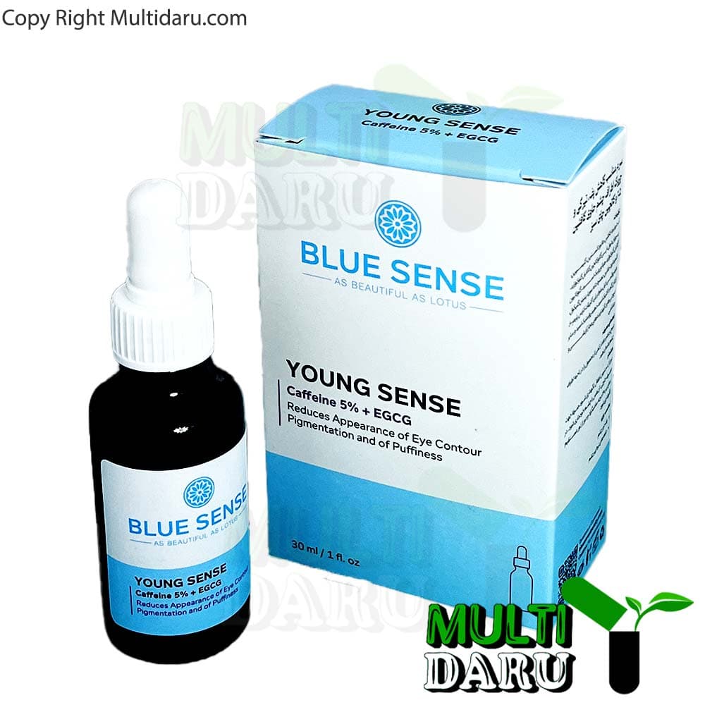 سرم دور چشم کافئین 5% و کاتچین چای سبز بلوسنس 30 میلی لیتر
