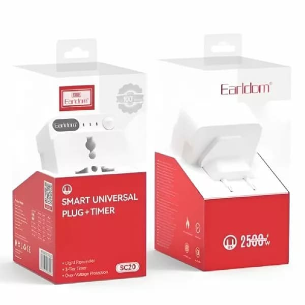 تبدیل 3 به 2 برق تایمردار مکس پاور مدل Max Plug 16A — تصویر ۲