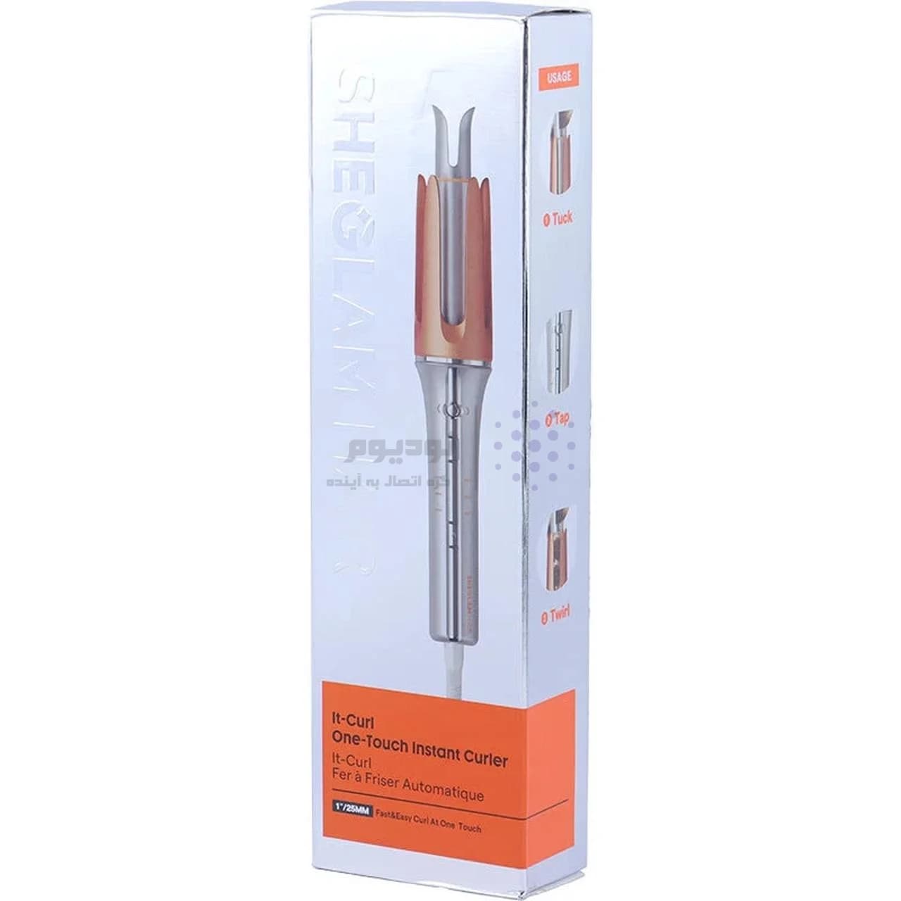 دستگاه فرکننده مو SHEGLAM مدل SGH-OTIC-01-25 – نقره ای — تصویر ۱۰