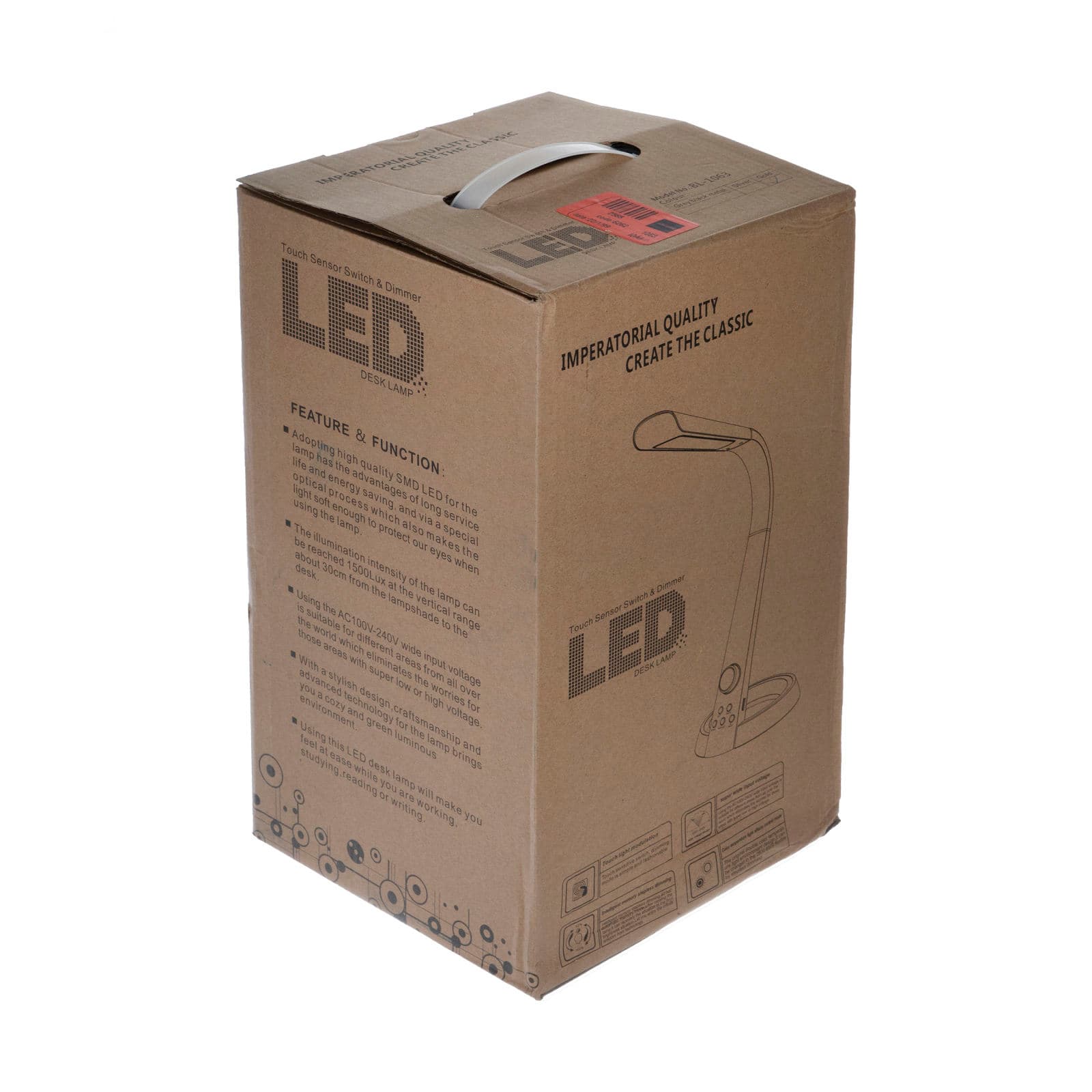 چراغ مطالعه مهندسی LED مدل 1063 سیلورلایت (مشکی) — تصویر ۵