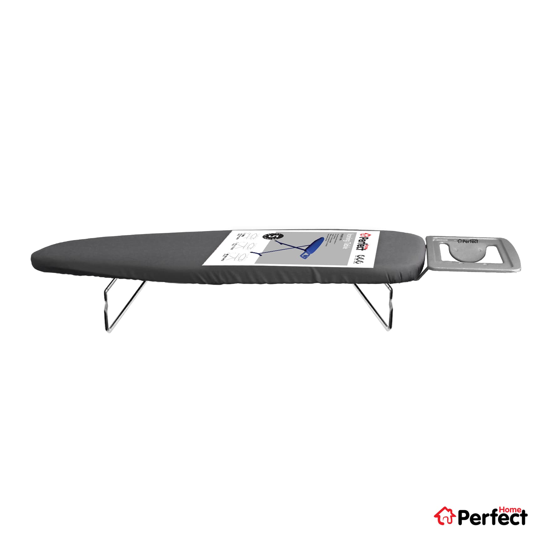میز اتو نشسته PERFECTHOME مدل 310 طوسی — تصویر ۳