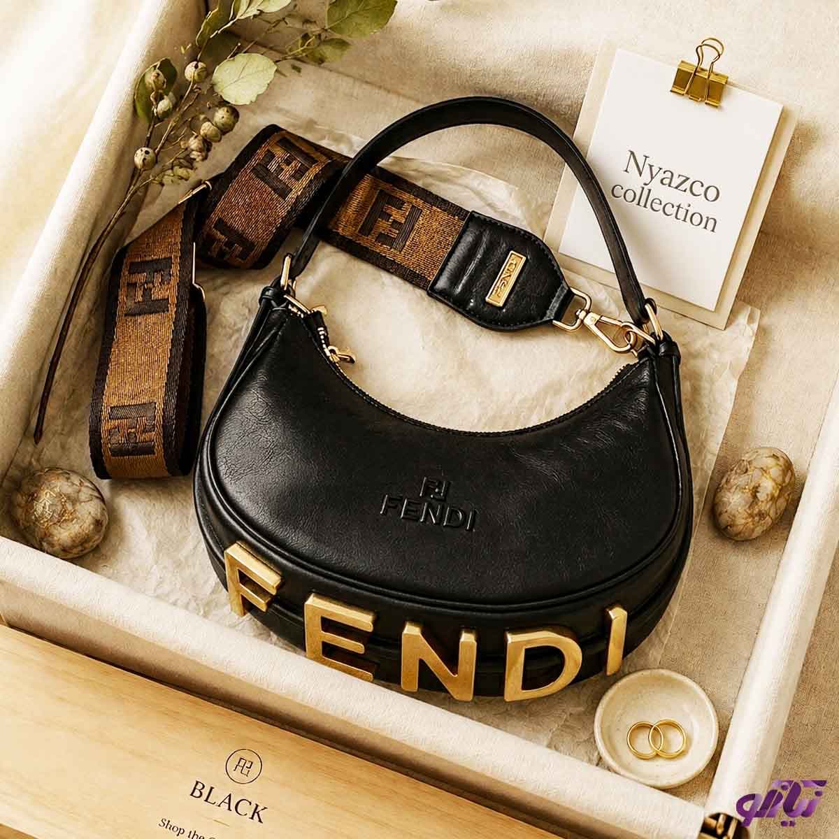 کیف دوشی کوچک فندیگرافی کد B230