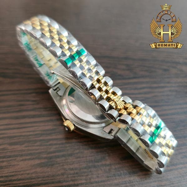ساعت زنانه رولکس دیت جاست Rolex Datejust RODJL553 (صفحه سبز) — تصویر ۴