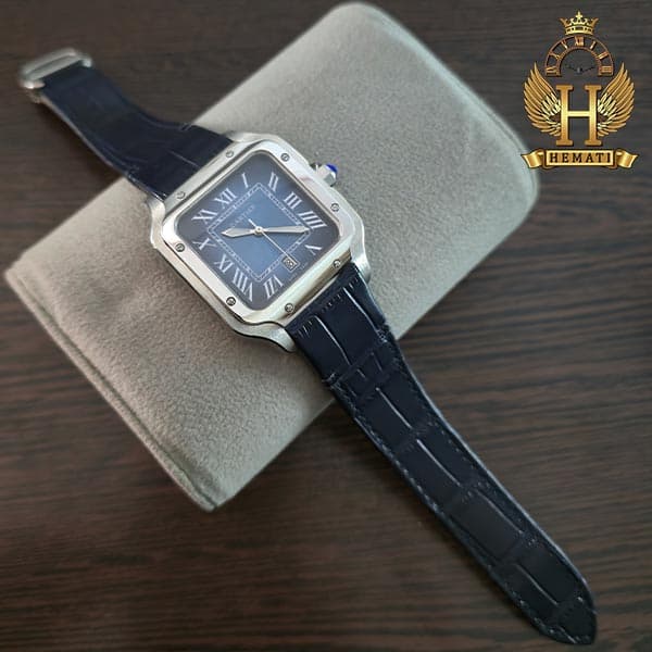 ساعت مچی مردانه کارتیر د سانتوس Cartier De Santos CDSM100 — تصویر ۴