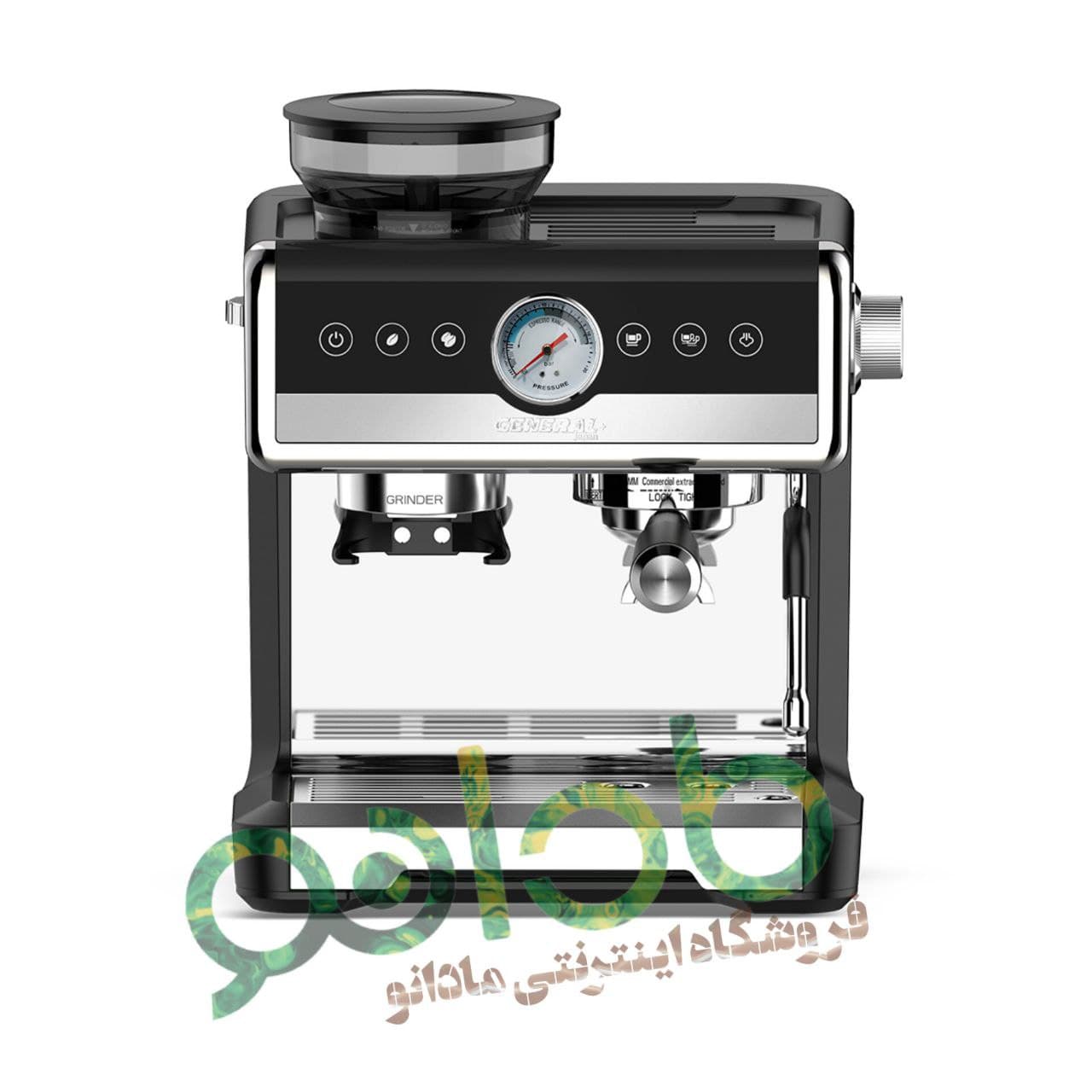 اسپرسوساز و قهوه ساز نیمه صنعتی جنرال ژاپن GENERAL مدل:GE-9867 — تصویر ۲
