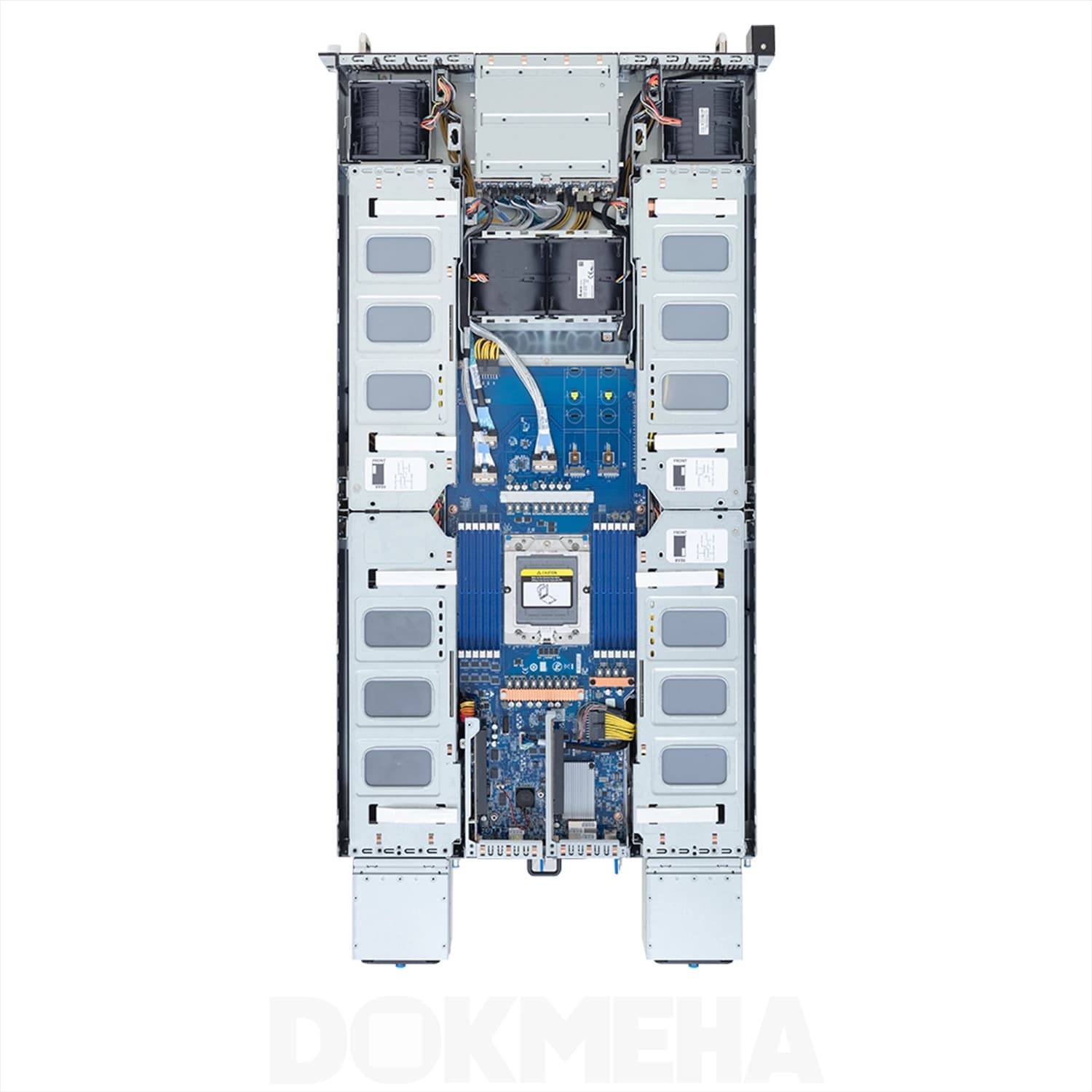 سرور گرافیکی هوش مصنوعی گیگابایت Gigabyte G294-Z22-AAP2 2U UP 8xPCIe Gen5 GPUs — تصویر ۴
