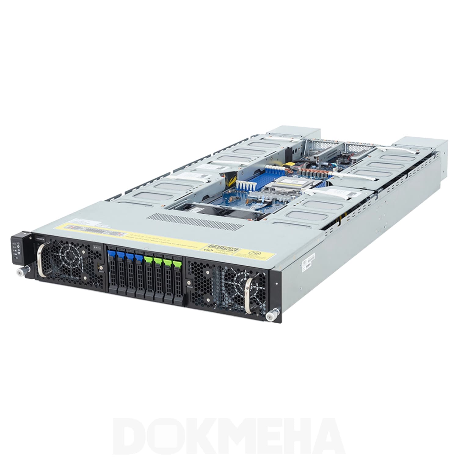 سرور گرافیکی هوش مصنوعی گیگابایت Gigabyte G294-Z22-AAP2 2U UP 8xPCIe Gen5 GPUs — تصویر ۸