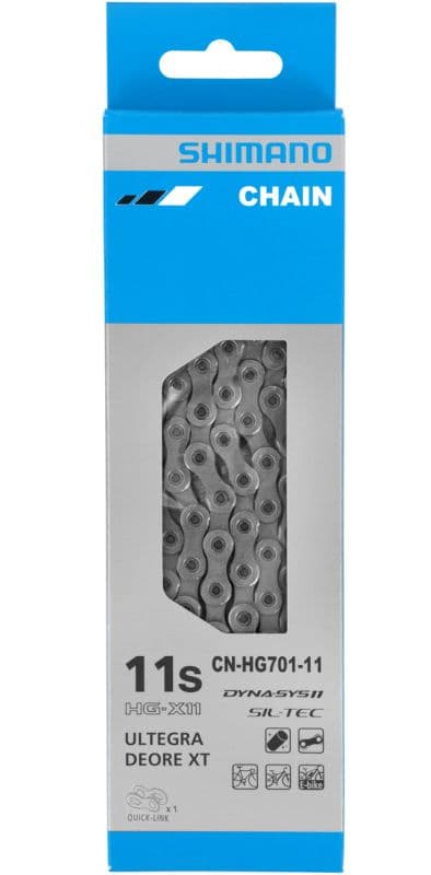 زنجیر 11 سرعته دوچرخه شیمانو مدل Shimano CN-HG701 11-speed Chain with Quick-Link — تصویر ۴