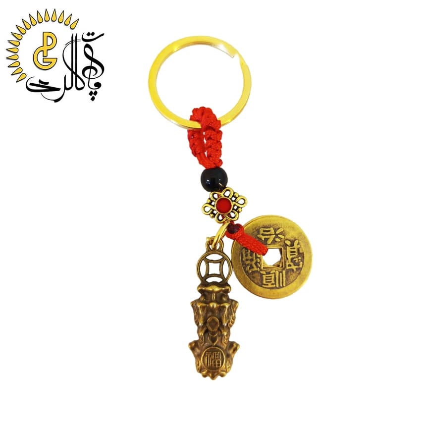سرکلیدی سگ فو برنجی کد 5586