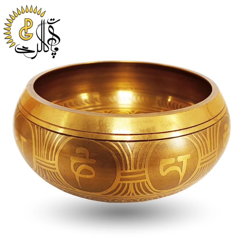 کاسه تبتی نیمه دستساز نپالی کد 3318