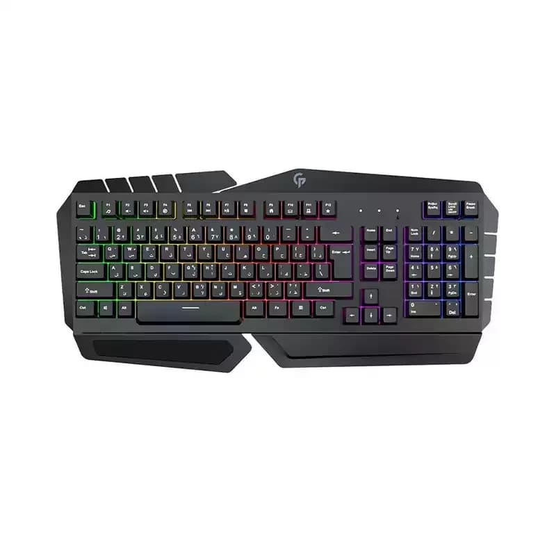 کیبورد مخصوص بازی پرودو مدل PDX212-BK ا Gaming Keyboard With powerful Metal Frame