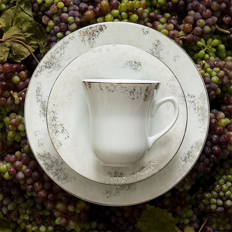 سرویس غذاخوری 108 پارچه چینی زرین ایران سری شهرزاد مدل کلودیا درجه عالی — تصویر ۵