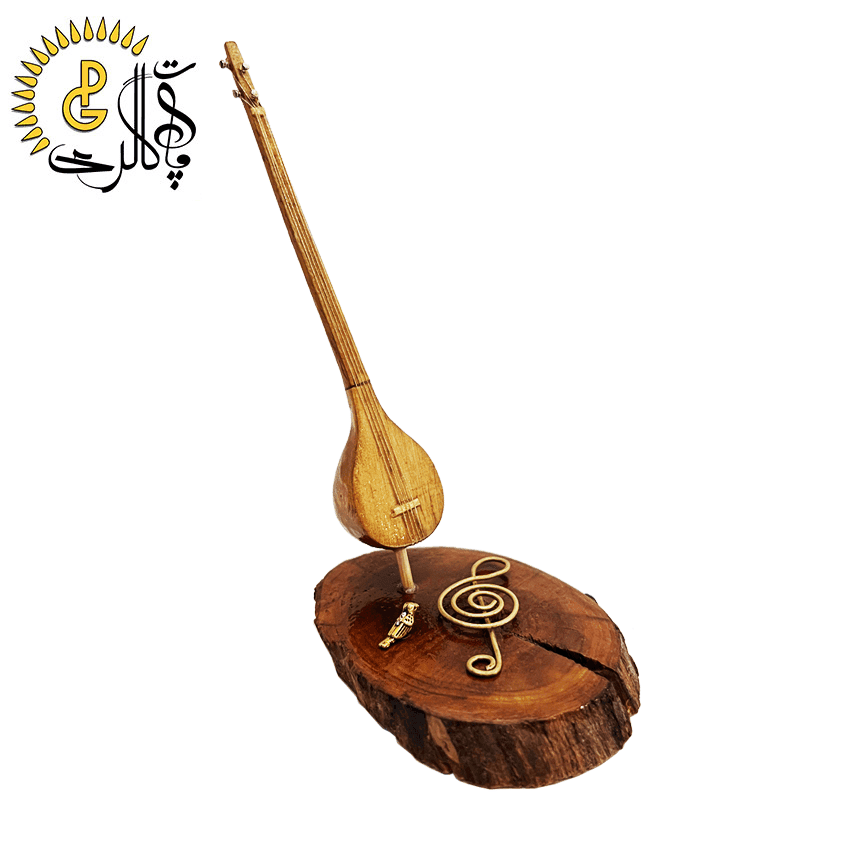 ساز دکوری چوبی سه تار — تصویر ۲