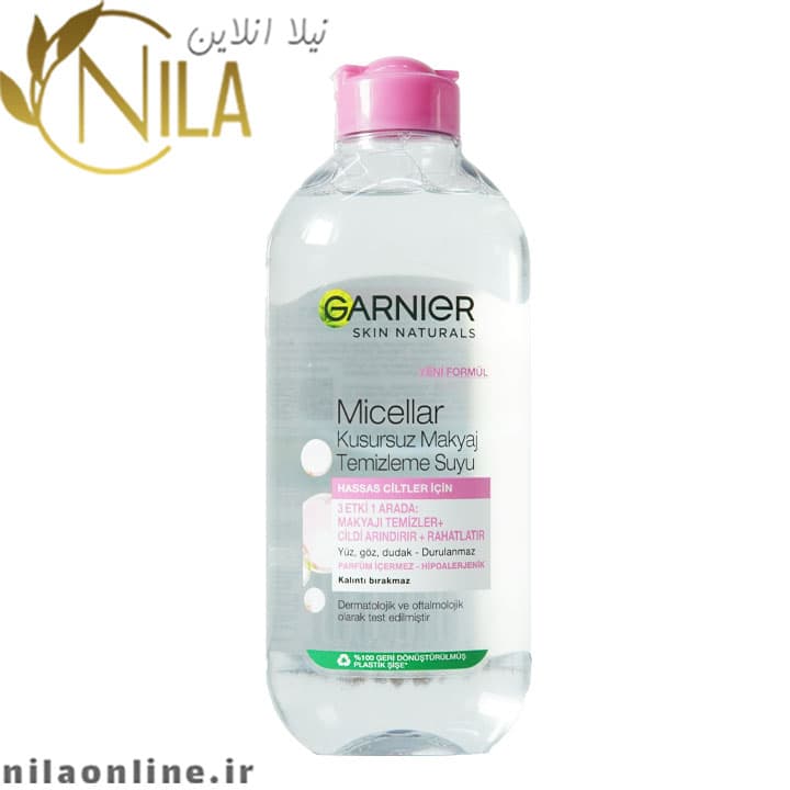 میسلار پوست خشک گارنیر GARNIER حجم 400 میلی لیتر — تصویر ۲