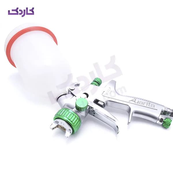 پیستوله رنگپاش آئوریتا H-931 سه تنظیمه HVLP سوزن 1.3 — تصویر ۳