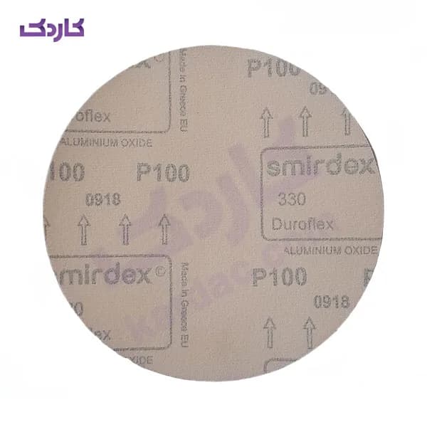 سنباده پشت کرکی 180 میلیمتر گرید 100 اسمیردکس — تصویر ۲
