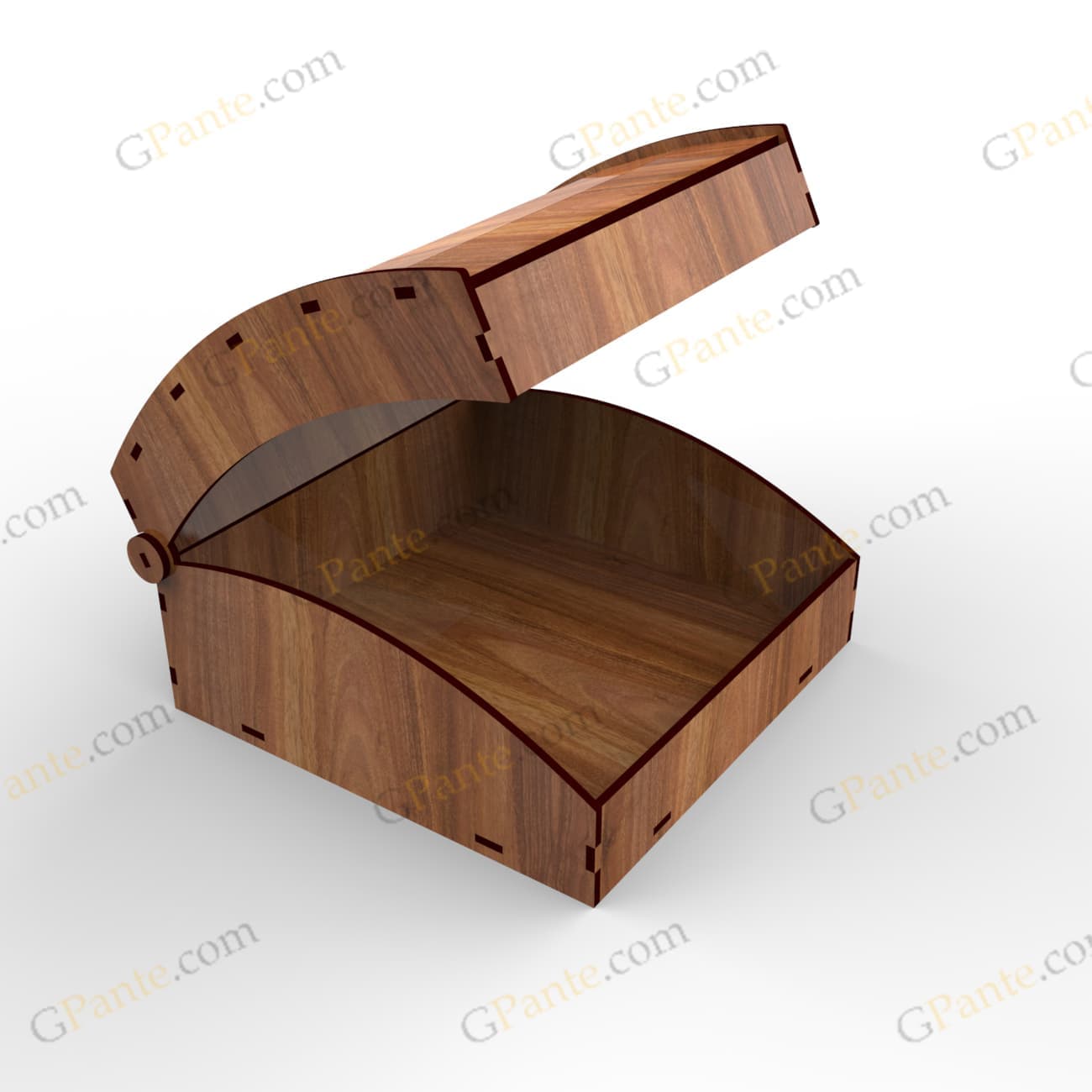 طرح برش لیزر جعبه هدیه ثانیه — تصویر ۸