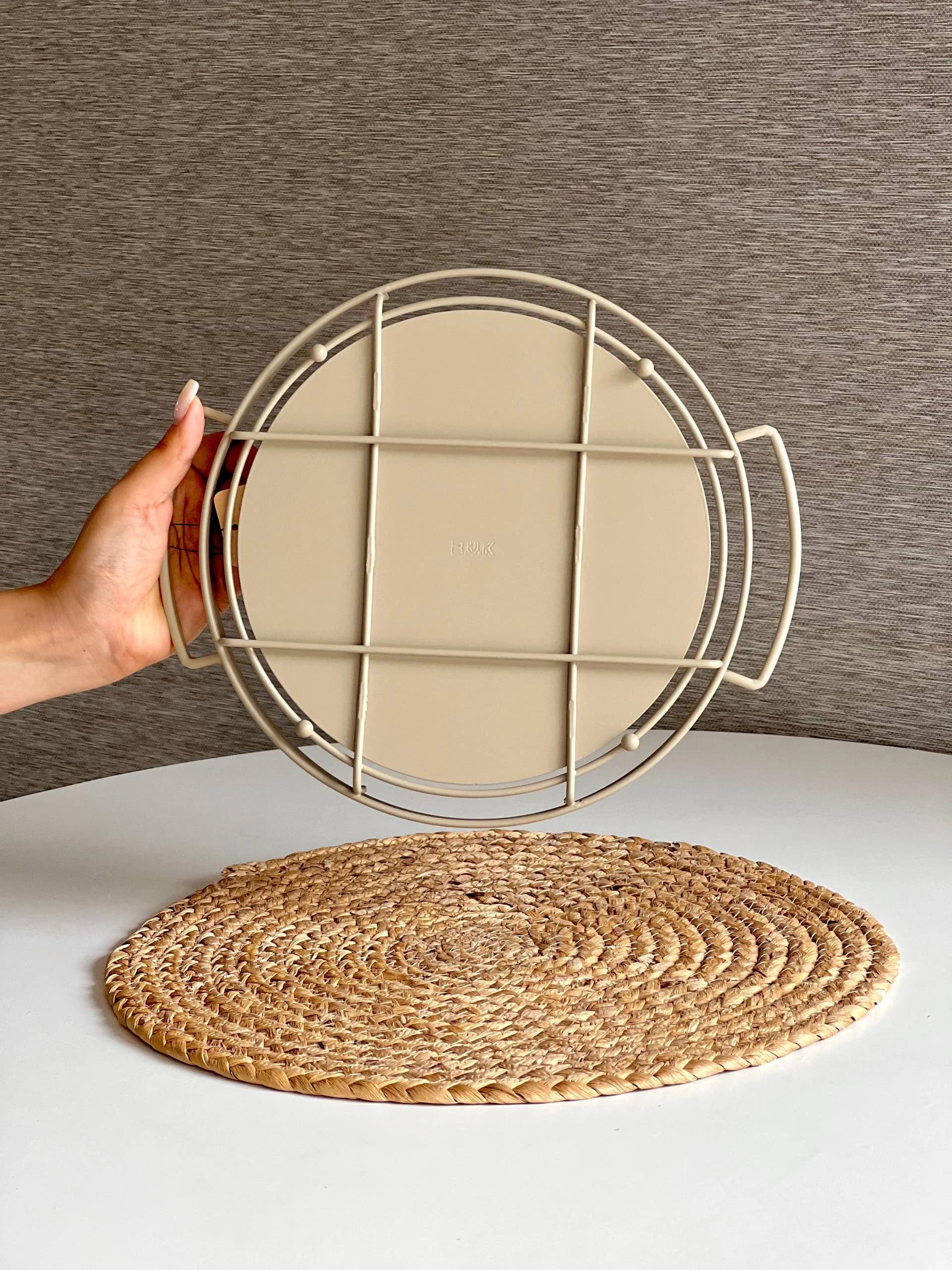 سینی و دیس گرد سایز کوچک برند بی وی کی BVK مدل آیریس — تصویر ۵