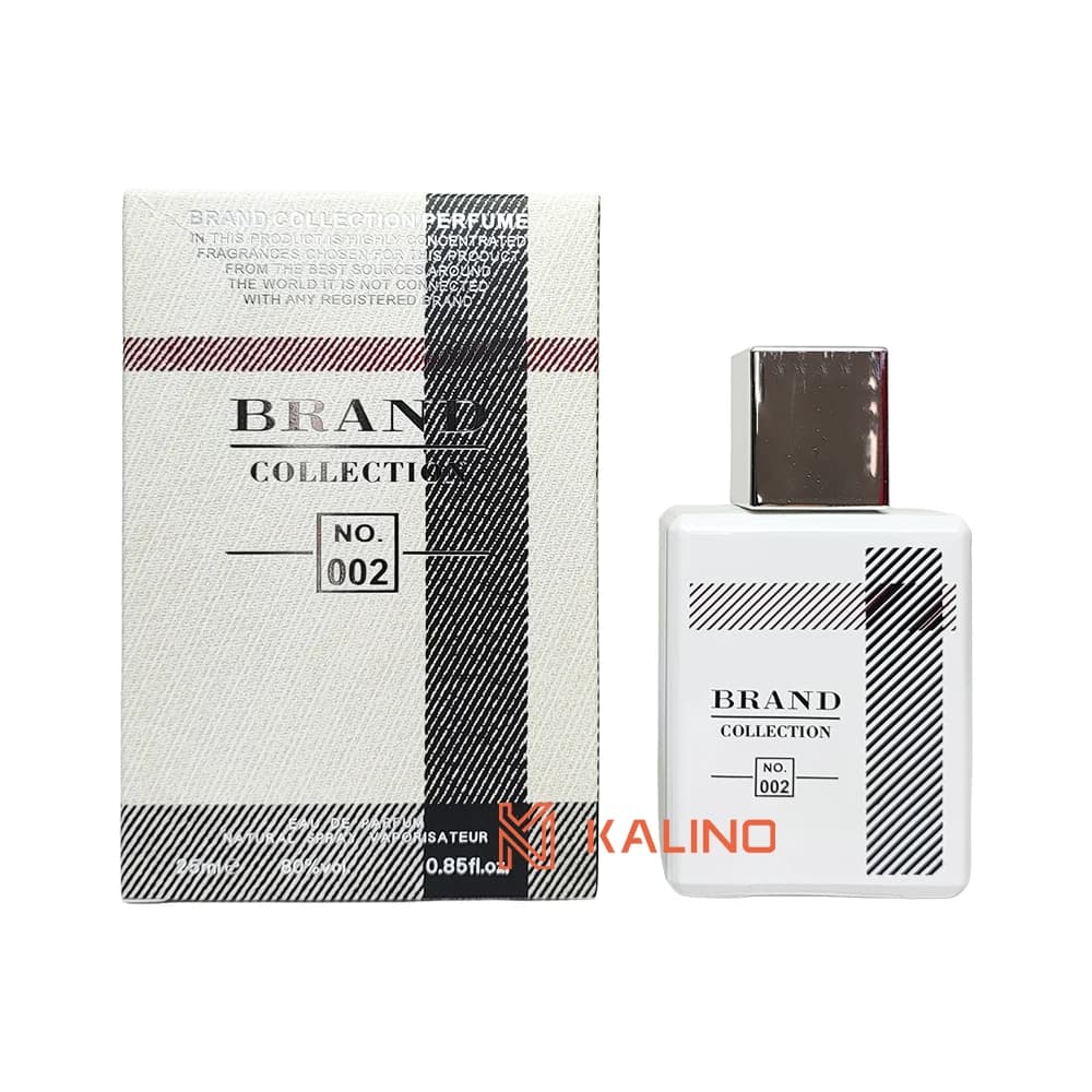 ادکلن زنانه باربری لندن برند کالکشن کد 002 حجم 25 میل |Brand Collection Burberry London