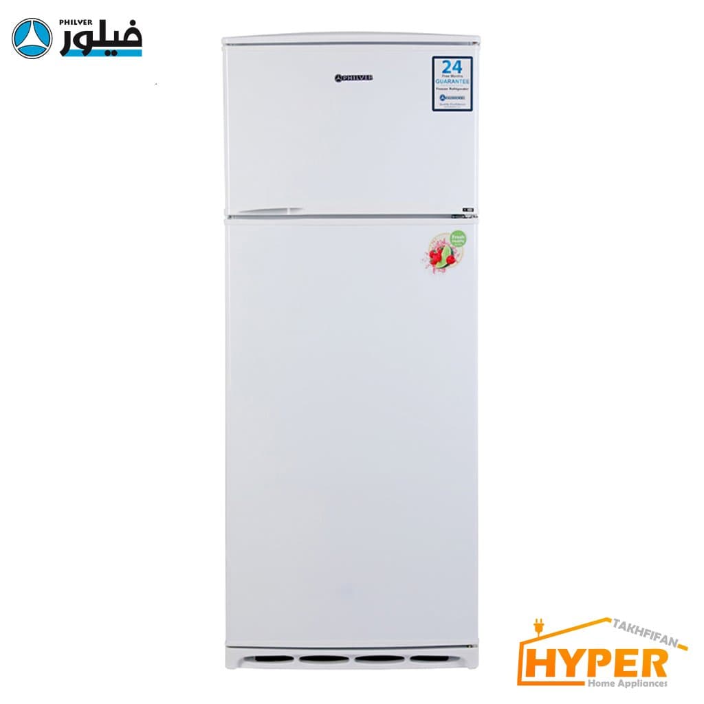 یخچال فریزر 14 فوت فیلور PH14D دیفراست دو درب سفید — تصویر ۳