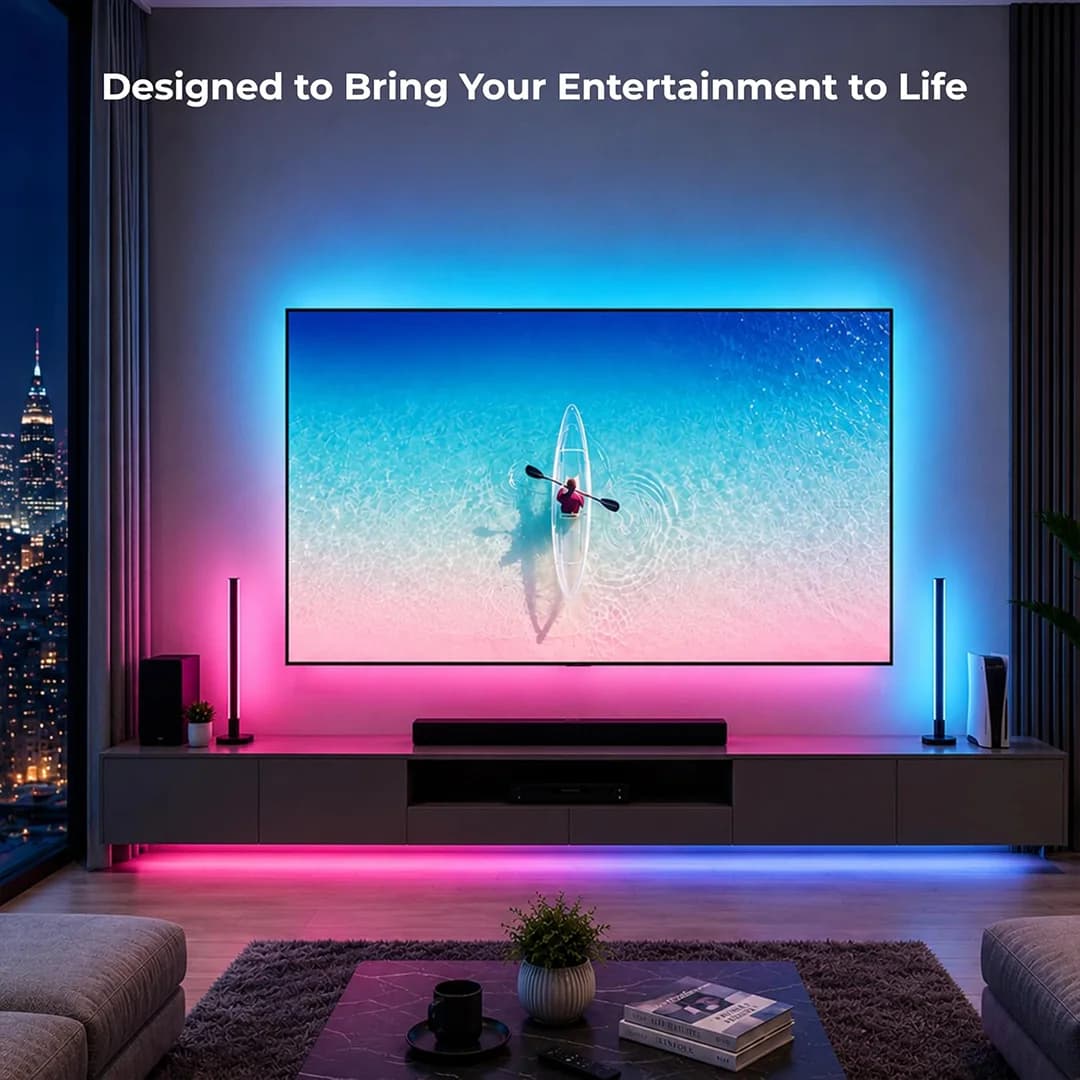 سینککیت تلویزیون | لایت بار هوشمند RGB فوتونیکس مدل PX-TSBL-55 با قابلیت سینک با تصویر تلویزیون (Sync Box Kit) — تصویر ۶