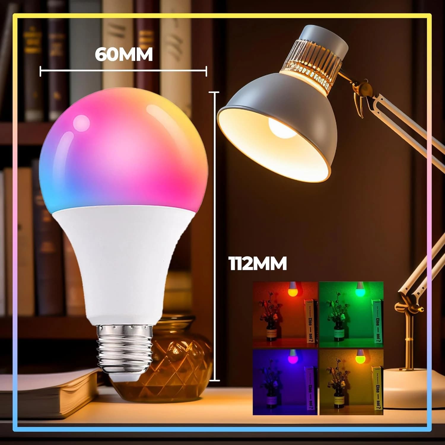 لامپ RGB هوشمند فوتونیکس مدل PX-CLE-03 با تکنولوژی Tuya و توان 9 وات — تصویر ۶