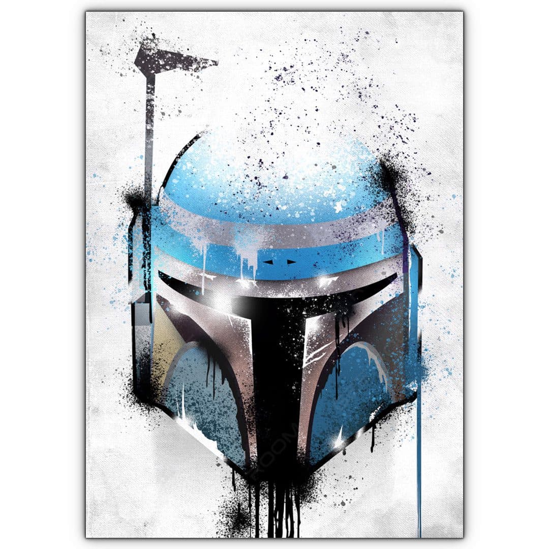 تابلو عکس گیمینگ جنگ ستارگان – گرافیتی کلاه خود (عمودی) Helmets Graffiti-032