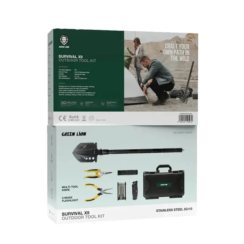 کیت ابزار بیرونی گرین Green Survival X9 Outdoor Tool Kit195230 — تصویر ۲