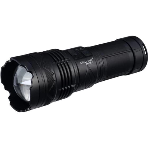 چراغ قوه اسمال سان مدل ZY-G501 شارژی و قدرتمند | چراغ دستی LED مناسب کمپینگ و طبیعتگردی