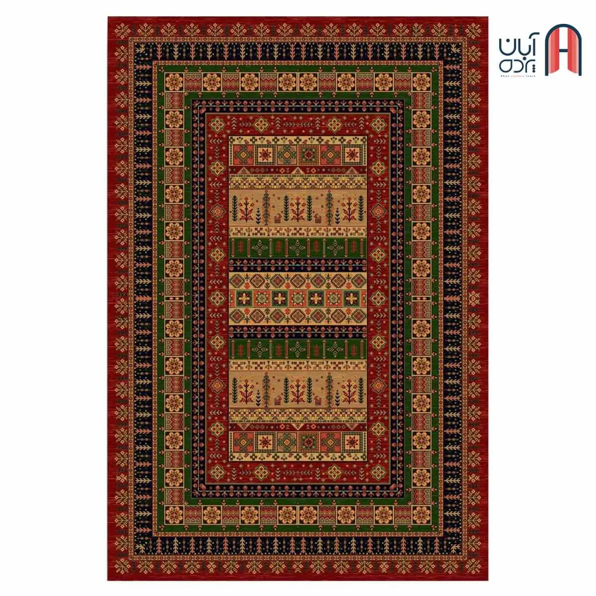 فرش کلکسیون بوستان کد فرش 546-R، لاکی چهارمتری