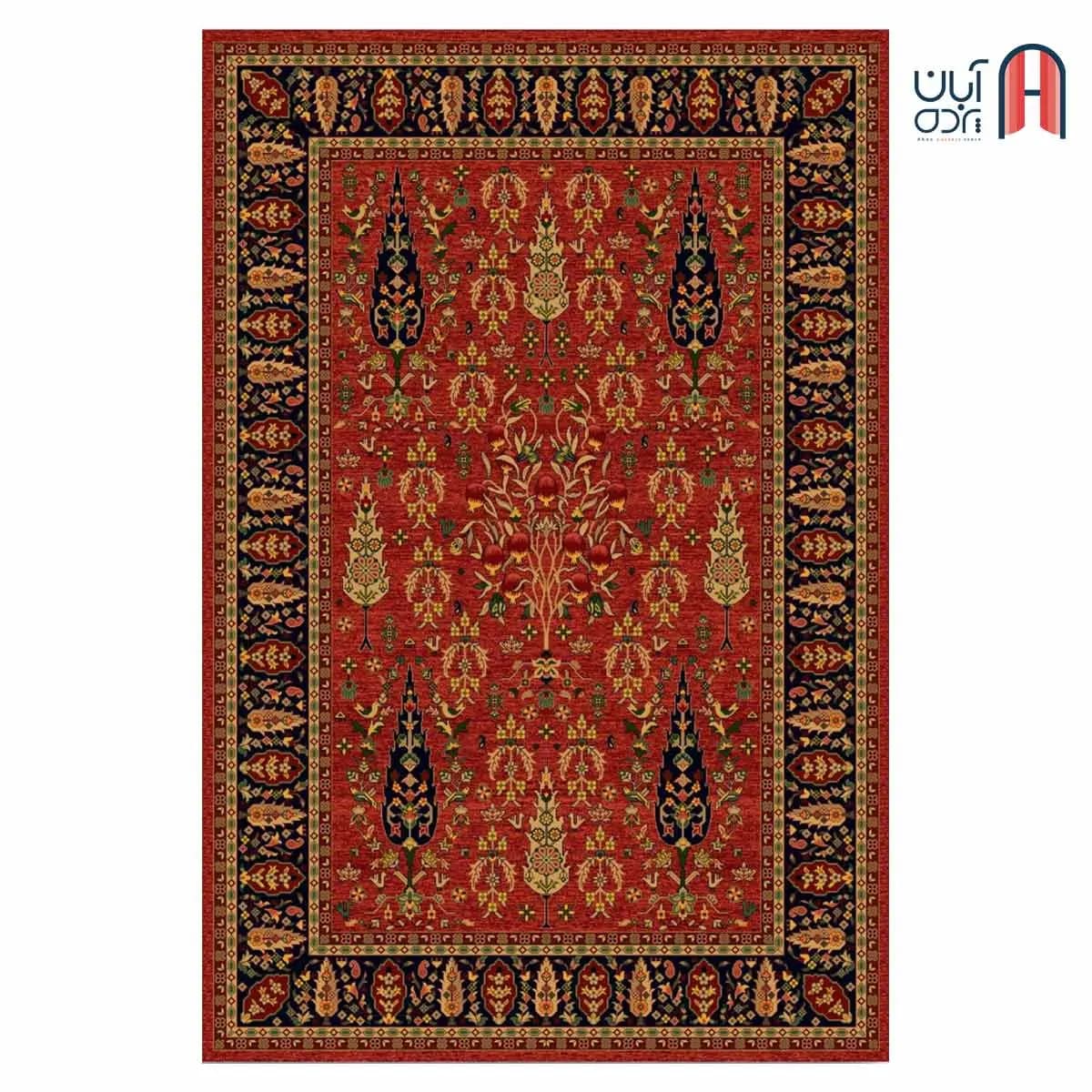 فرش کلکسیون بوستان کد فرش 518-R، لاکی چهارمتری